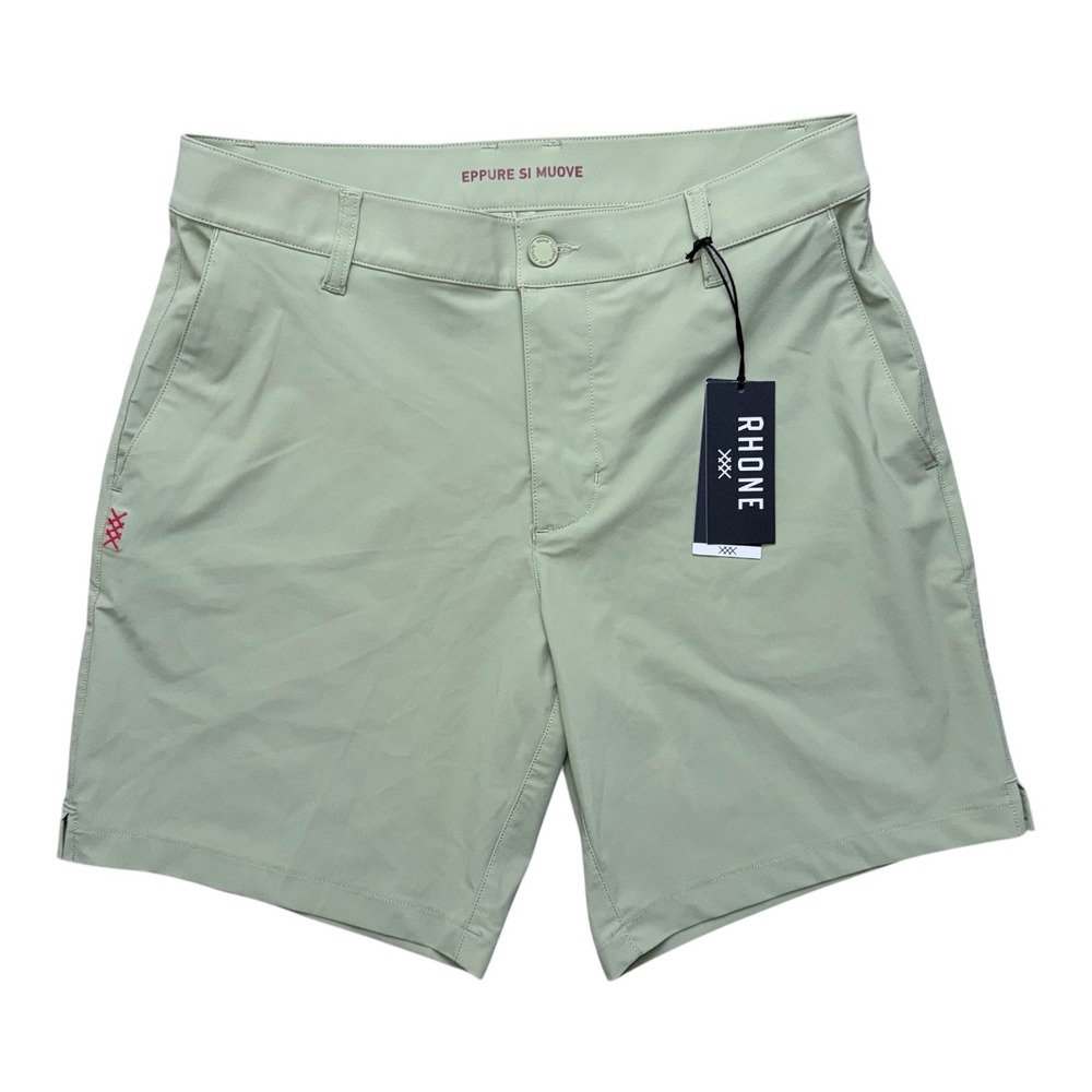 Rhone Size 30 Waist Resort Shorts Cottage Green 8" Inseam Golf Performance Short